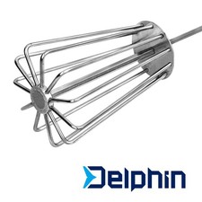 DELPHIN FUTTERMIXER QUIRL EDELSTAHL FUTTERQUIRL FÜR FISCHLOCKFUTTER ANGELFUTTER