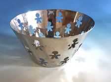 Alessi Korbschale Brotkorb Obstschale King Kong Girotondo Edelstahl (F025-1397)