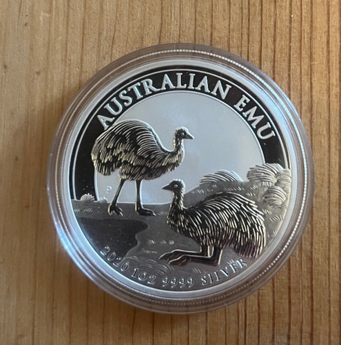 Australien emu unze silber - 1,