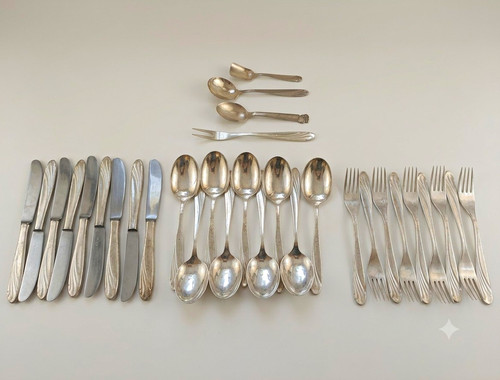 Tlg silber essbesteck set - silber, essbesteck-set