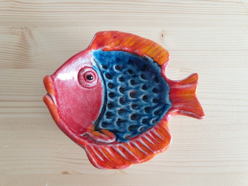 Fisch keramik aschbecher - fisch,