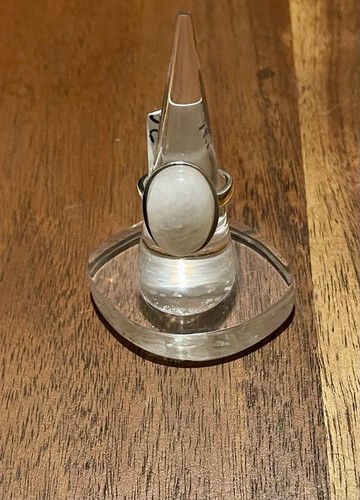 Silberring mit echtem - , stein
