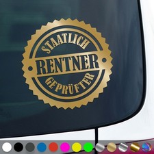 Rentner Aufkleber Senioren