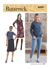 Schnittmuster Butterick B6859 - Kleid - Rock - Hose - Top - Gr. 42-52