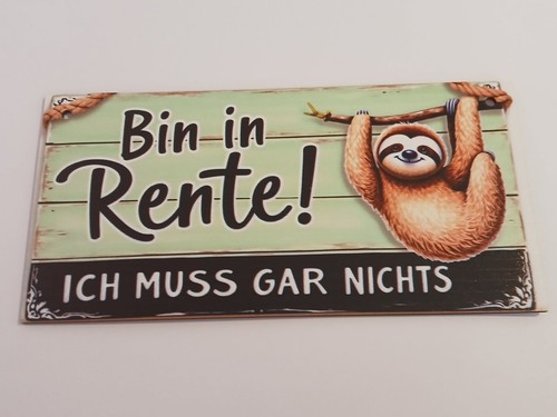 Holzschild mit spruch neu - holzschild,
