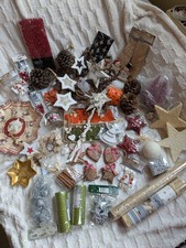 großes Weihnachtspaket  Dekoartikel  über 50 Teile fast alles unbenutzt und neu
