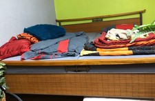 Holzbett, Japanischer Stil Mit Metallrahmen