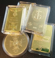 5 Gold Barren Medaille