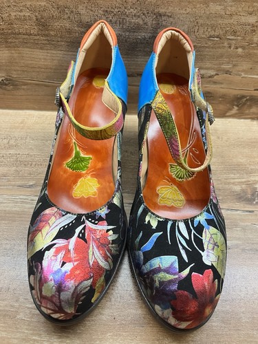 Ausgefallene florale mary jane - ausgefallene, mary-jane