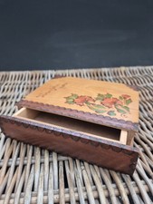 Vintage Holz Buch Schmuck Geldkassette Deko Aufbewahrung Geheimschublade