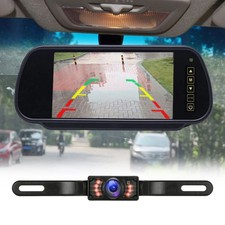 170° Spiegel-Rückfahrkamera Auto-Einparkhilfe Nachsicht 12V Funk 7" Monitor