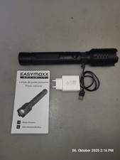 Easymaxx Security Power LED-Taschenlampe - 3 Lichtstufen 4000Lumen als Powerbank