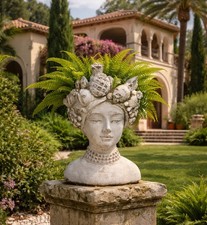 PFLANZBÜSTE PFLANZKOPF FRAU