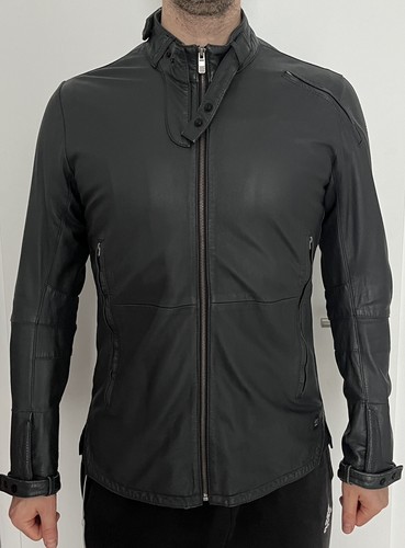 Star lederjacke schwarz - g-star,