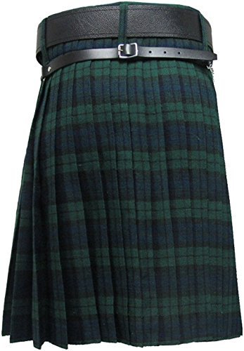 Herren kilt schwarz uhr - kilt,