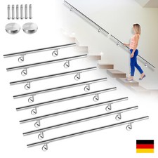 Edelstahl Geländer Wand Handlauf Treppe Haltegriff Balkongeländer Innen & Außen