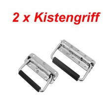 Kistengriff 2x mit Feder Klappgriffe Tragegriffe Kistengriff Boxengriff Kiste