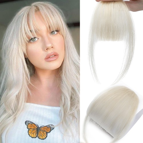 Damen echthaar pony luft - echthaar,