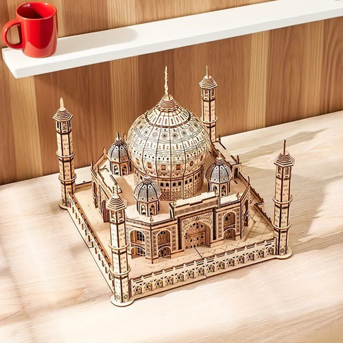 Holzpuzzle des taj mahal - des,