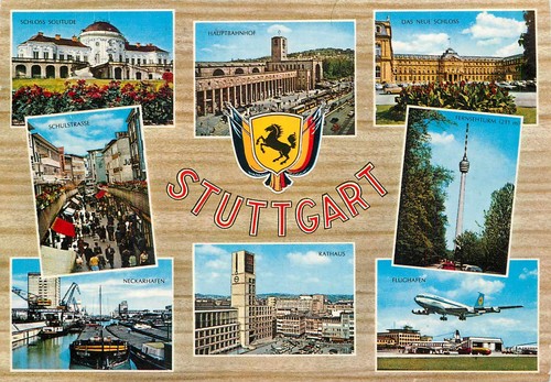 Stuttgart mehrbildkarte - ak,