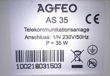 AGFEO AS 35 Telefonanlage