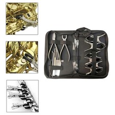 Ersatzteile für Saxophon Reparatur Edelstahl tragbares Set mit 17 Werkzeugen
