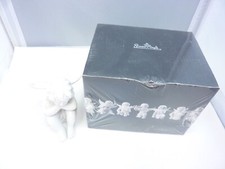 2x sitzender Engel weiß 10 cm