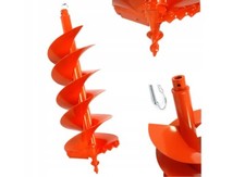 Ø 300mm 800mm Profi Erdlochbohrer Erdbohrer Erdaufbereiter Bohrer Pfahlbohrer SS