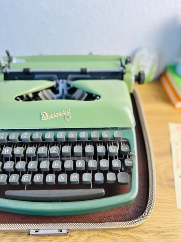 Antique rheinmetall typewriter - antique,