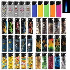 5x Jet Feuerzeug Top Motive Turbofeuerzeug Sturmfeuerzeug mit Jetflamme windfest