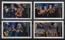 Berlin 1988 ** Satz Mi 807-10 Jugend musiziert Klavier Bläser Gitarre 0533A