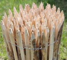 Staketenzaun Kastanie 5m direkt ab Lager - Natur pro Kastanie® eigene Produktion