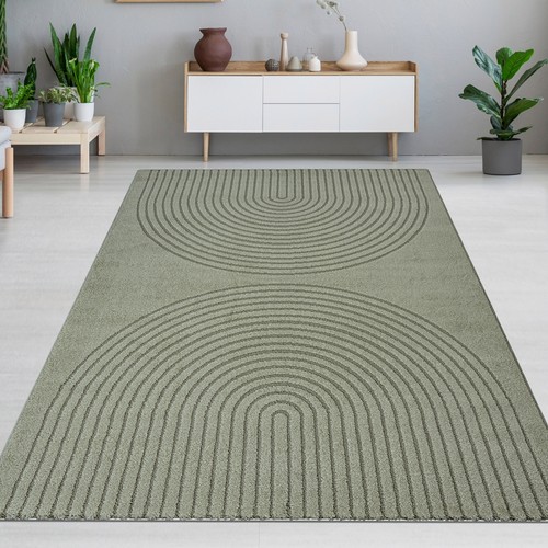 Designteppich grün mit - designteppich,