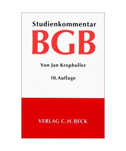 Studienkommentar bürgerliches - studienkommentar,