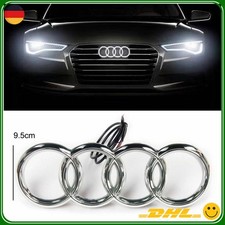 Für Audi A3 A4 A5 Kühlergrill Ringe Emblem 270x95mm LED Glow Beleuchtung
