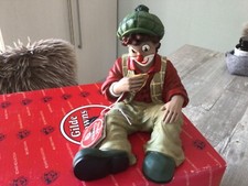 Gilde Clown „Vesperclown rotes Hemd“ groß, Höhe 13 cm mit OVP