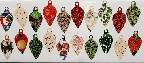 Weihnachten baubles stoffreste - weihnachten,