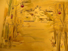 Aquarell original. Unikat