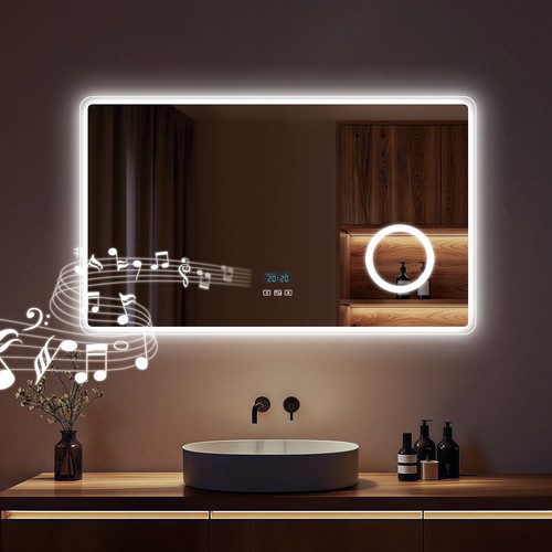 Badspiegel mit led - badspiegel,