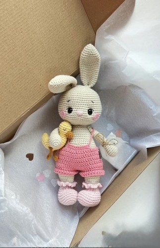 Amigurimi süße hase - amigurimi,