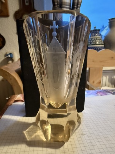 Antikes original logenglas - antikes,