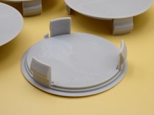 4 x Nabenkappen Felgendeckel 75mm  69mm für Alufelgen Grau  AA01 FN