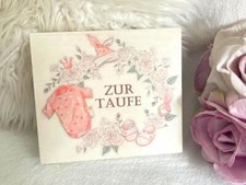 Taufe, Holzbox, Holzkarte, Geldgechenk, Geschenk, Cremig, Junge, Mädchen, Baby