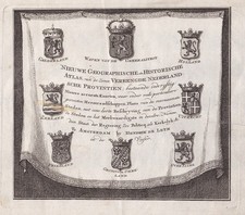 Atlas Holland Nederland Niederlande Netherlands title Titel de Leth 1750