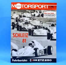 DDR Illustrierter Motorsport IMS 9 1981 MZ ETZ 250 Simson Mokick S 51 Enduro A