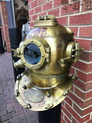 Antiker schwerer taucher - antiker,