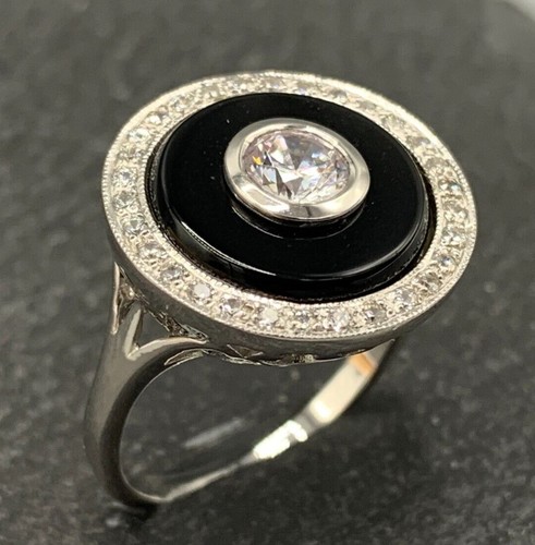 Onyx ring zirkonia - , &