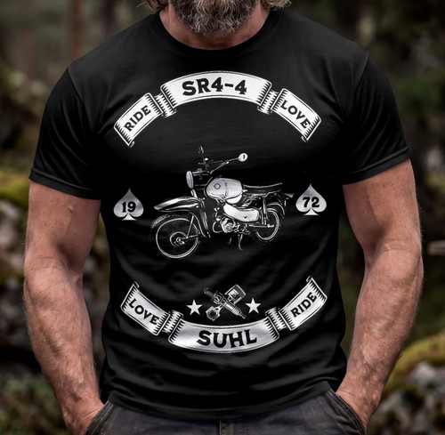 Ddr moped shirt habicht - t-shirt, sr