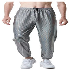Herren jogginghose glänzend - herren,