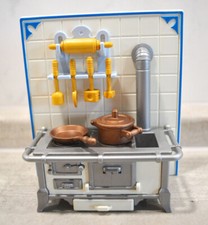 Möbel - Playmobil Nostalgie Puppenhaus 5300 /5305 - Rosa Serie  - Küche